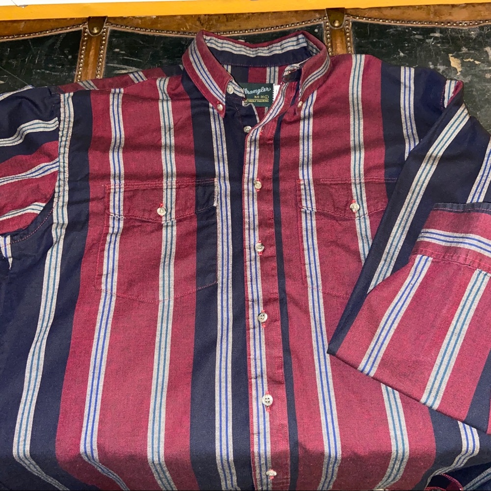 Vintage Wrangler Gold Shirt 16 1/2 35